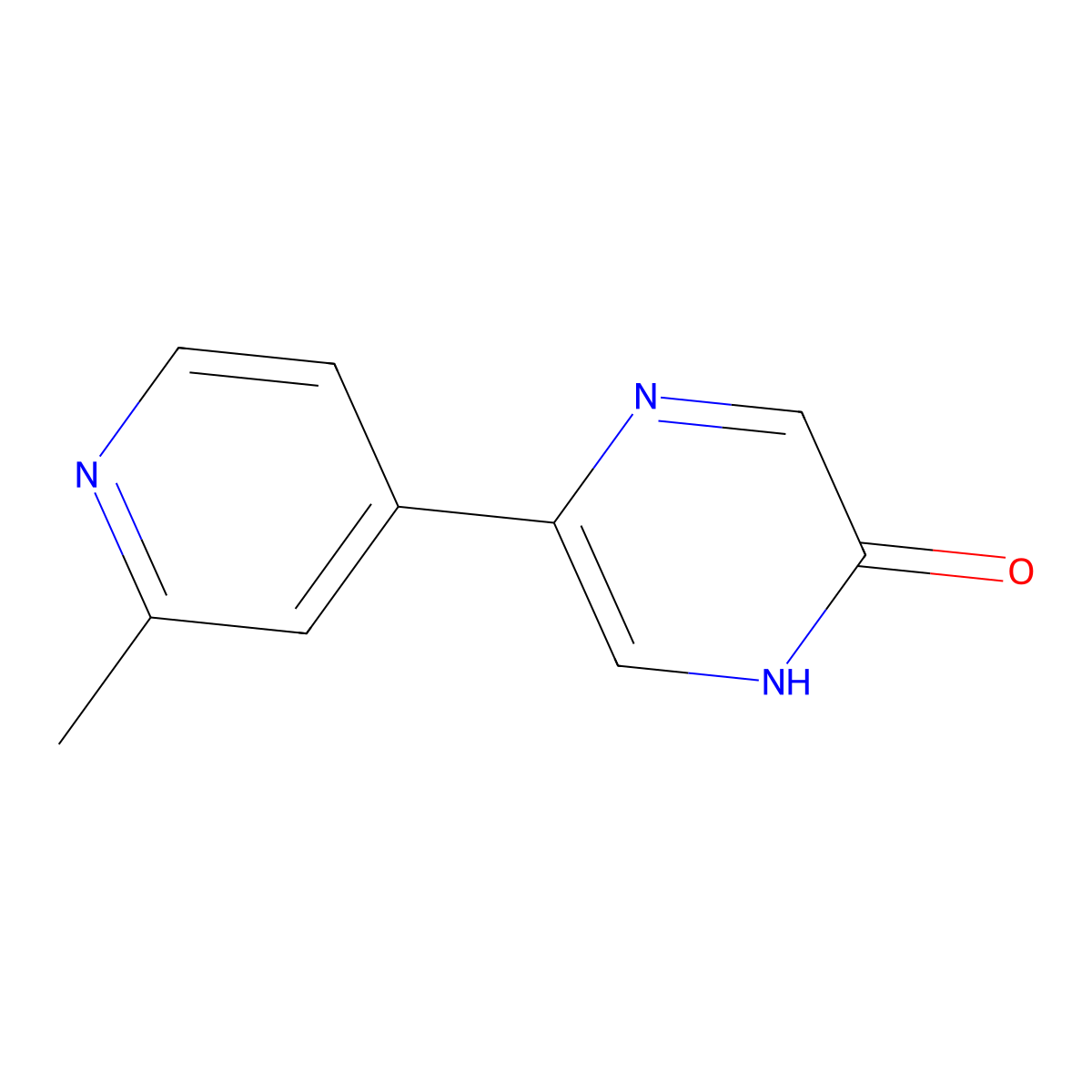 5-(2-Methylpyridin-4-yl)pyrazin-2-ol molecular structure, CAS 1928811-87-3