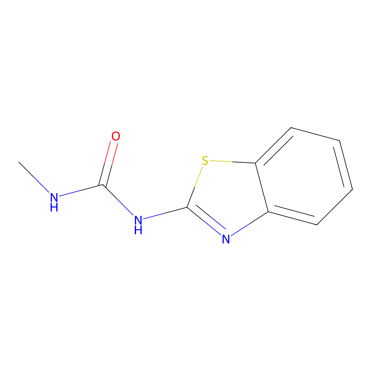 Benzthiazuron molecular structure, CAS 1929-88-0