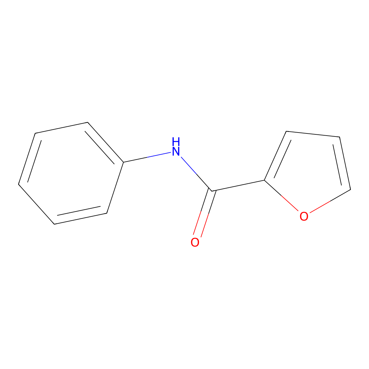 N-Phenyl-2-furancarboxamide molecular structure, CAS 1929-89-1