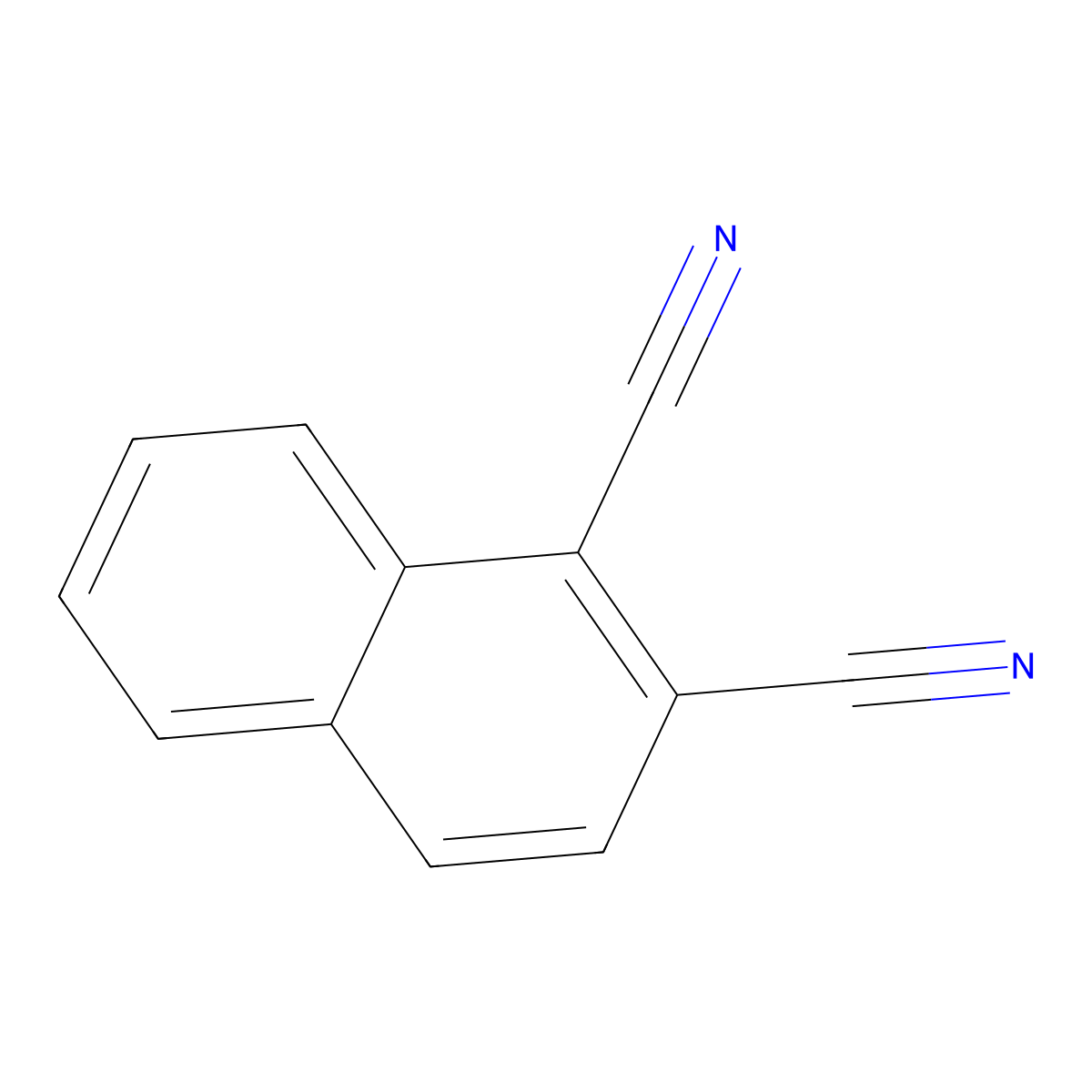 1,2-Naphthalenedicarbonitrile molecular structure, CAS 19291-76-0