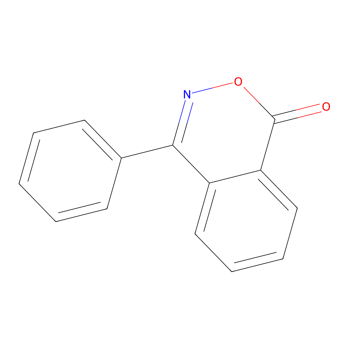 4-Phenyl-1H-2,3-benzoxazin-1-one molecular structure, CAS 19298-29-4