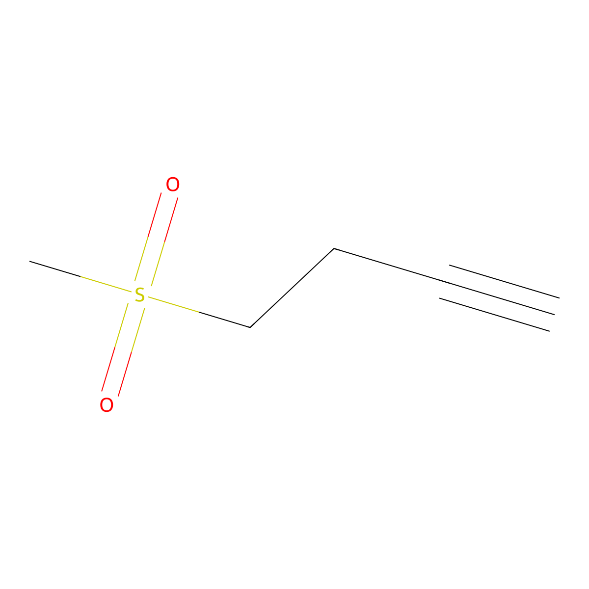 4-Methanesulfonylbut-1-yne molecular structure, CAS 192989-95-0