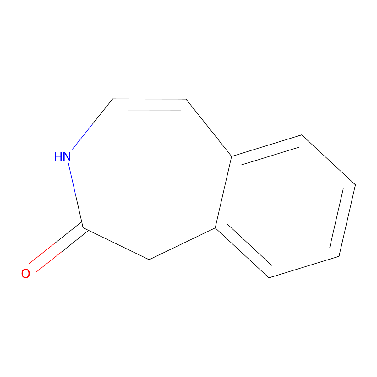 1H-Benzo[d]azepin-2(3H)-one molecular structure, CAS 19301-09-8