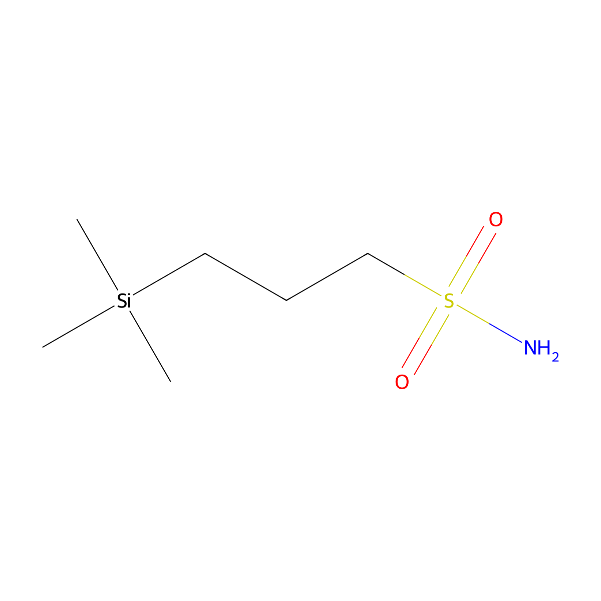3-(Trimethylsilyl)propane-1-sulfonamide molecular structure, CAS 193013-75-1