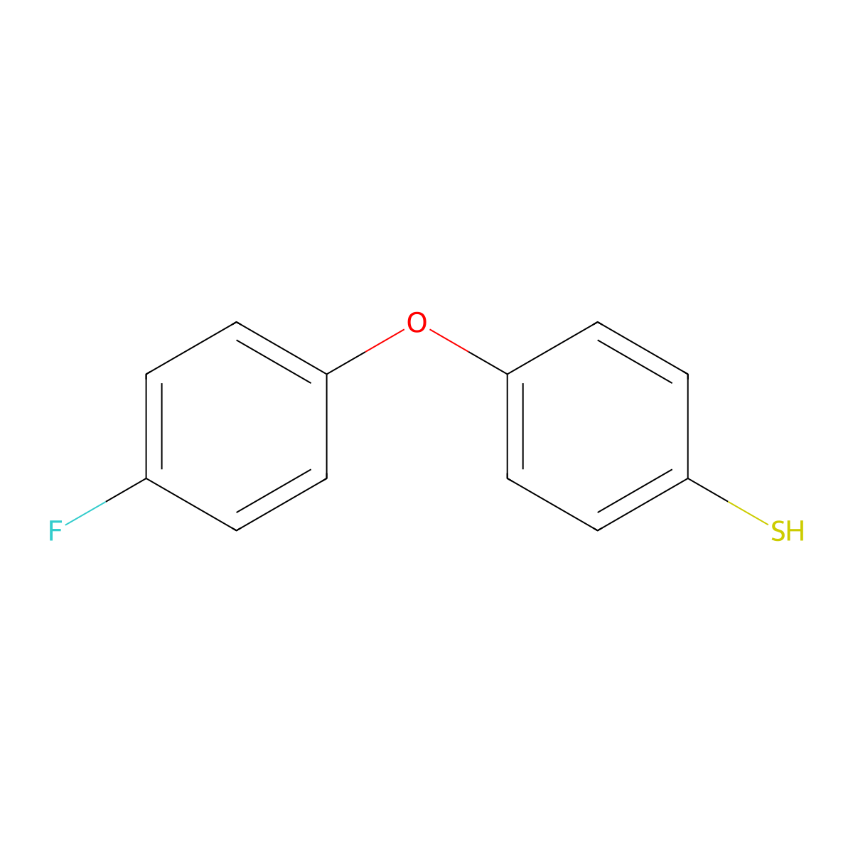 4-(4-Fluorophenoxy)benzenethiol molecular structure, CAS 193022-94-5