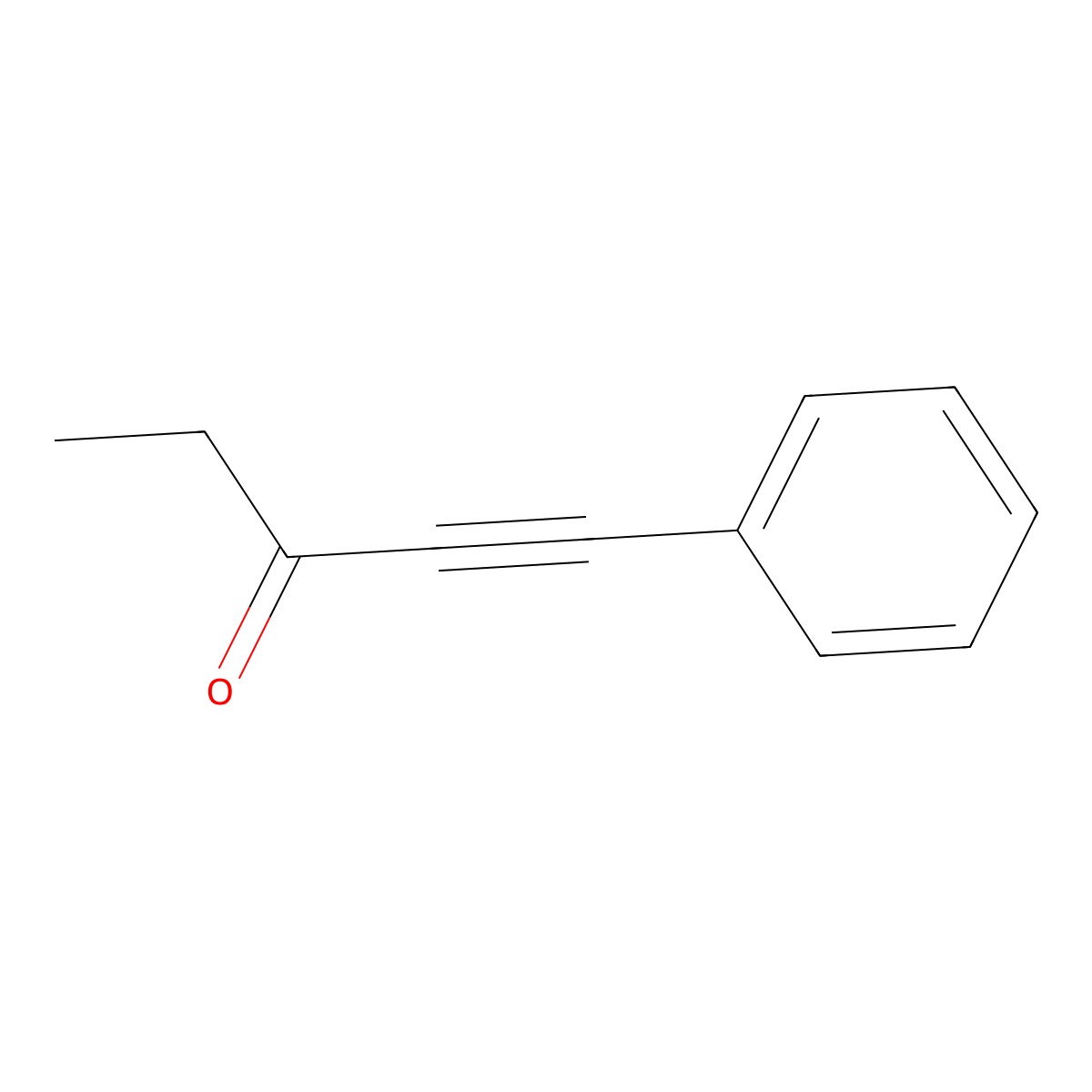 1-Phenylpent-1-yn-3-one molecular structure, CAS 19307-74-5