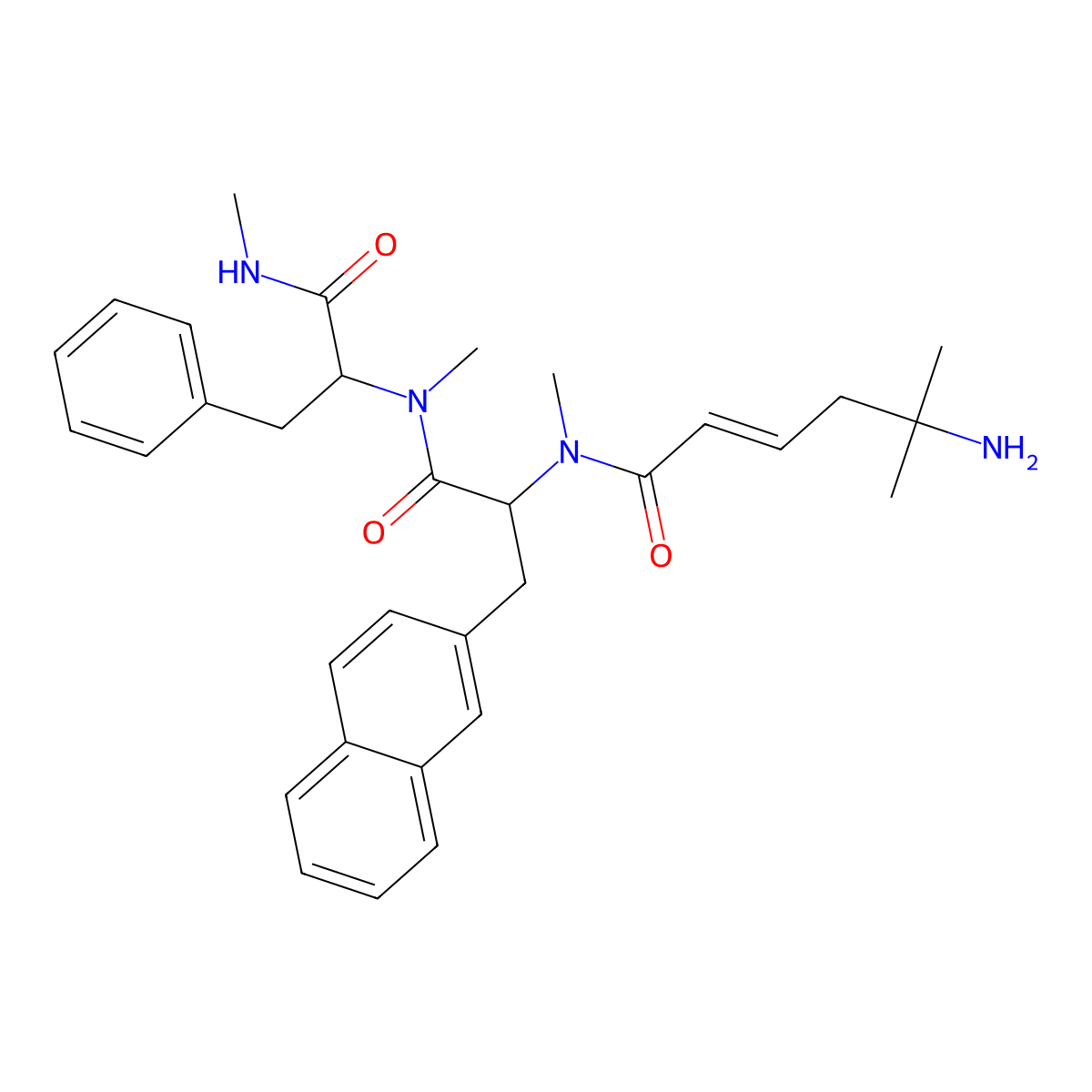 Tabimorelin molecular structure, CAS 193079-69-5