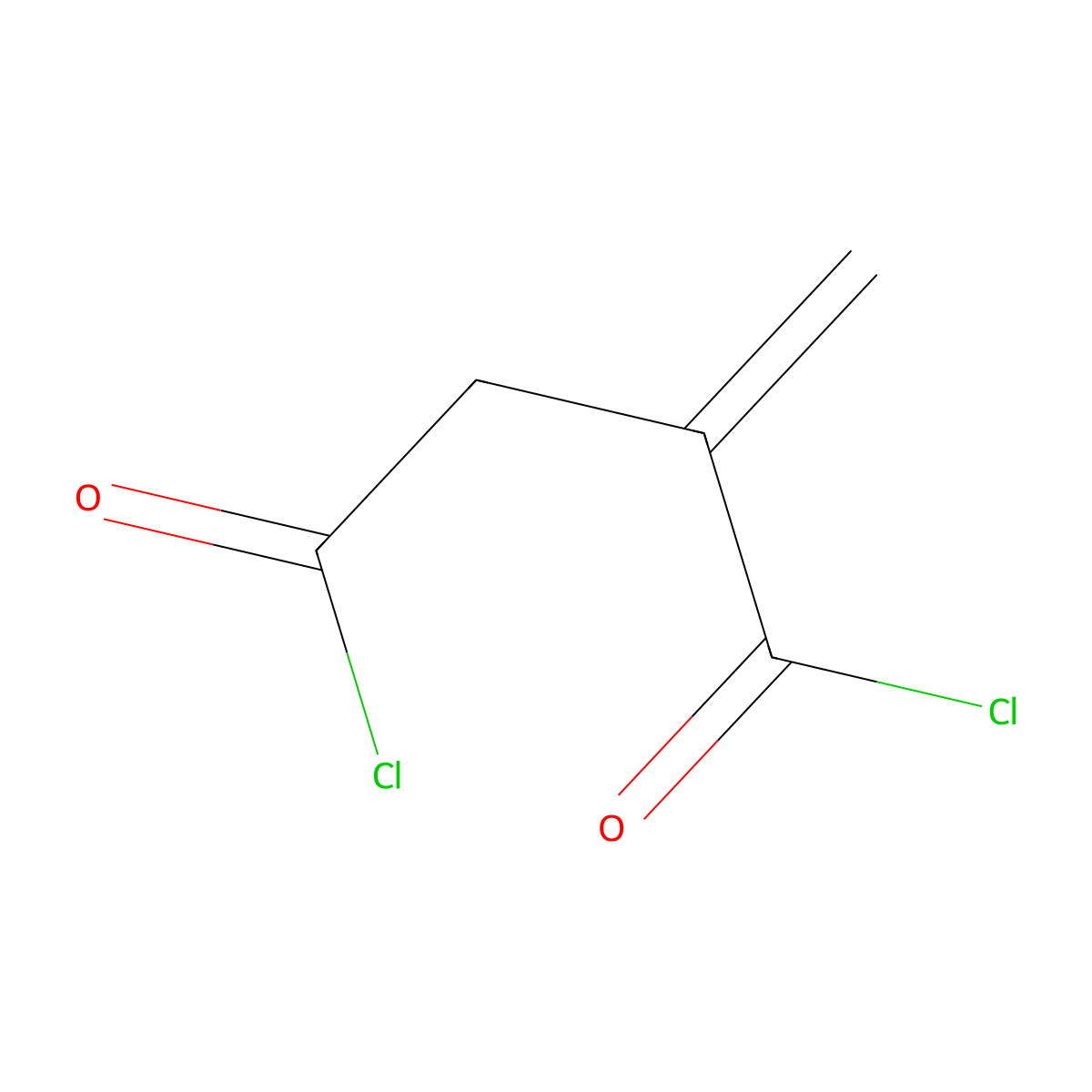 2,2-Methylenesuccinyl dichloride molecular structure, CAS 1931-60-8