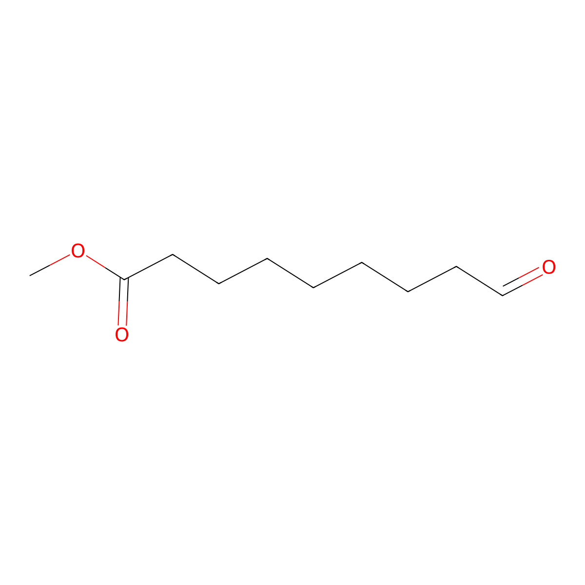 Methyl 9-oxononanoate molecular structure, CAS 1931-63-1