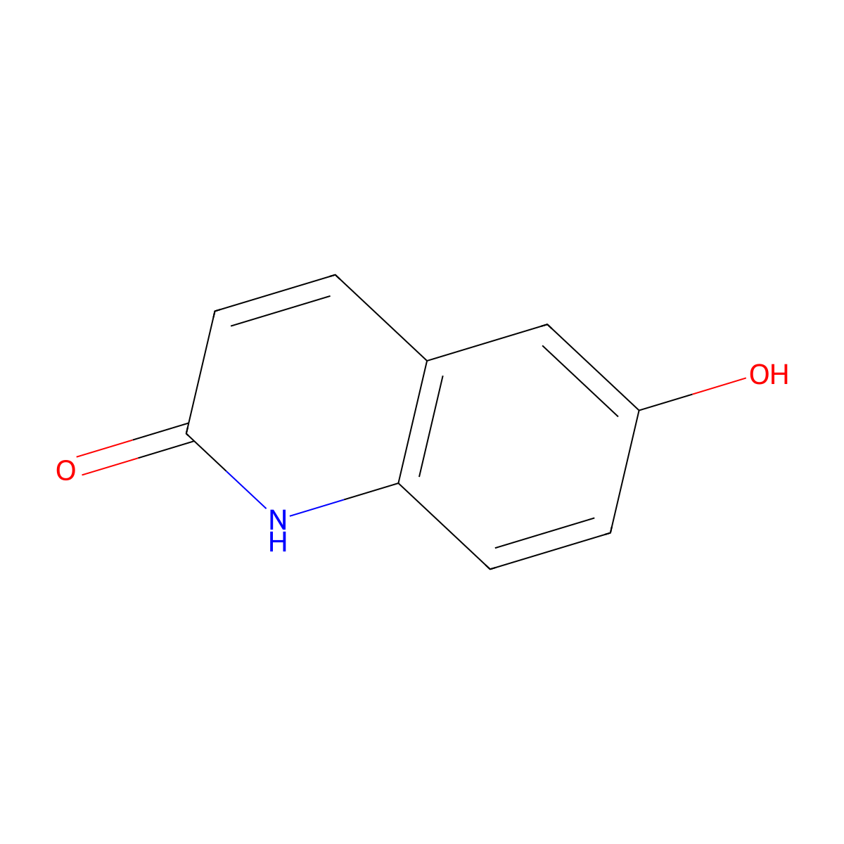 2,6-Dihydroxyquinoline molecular structure, CAS 19315-93-6