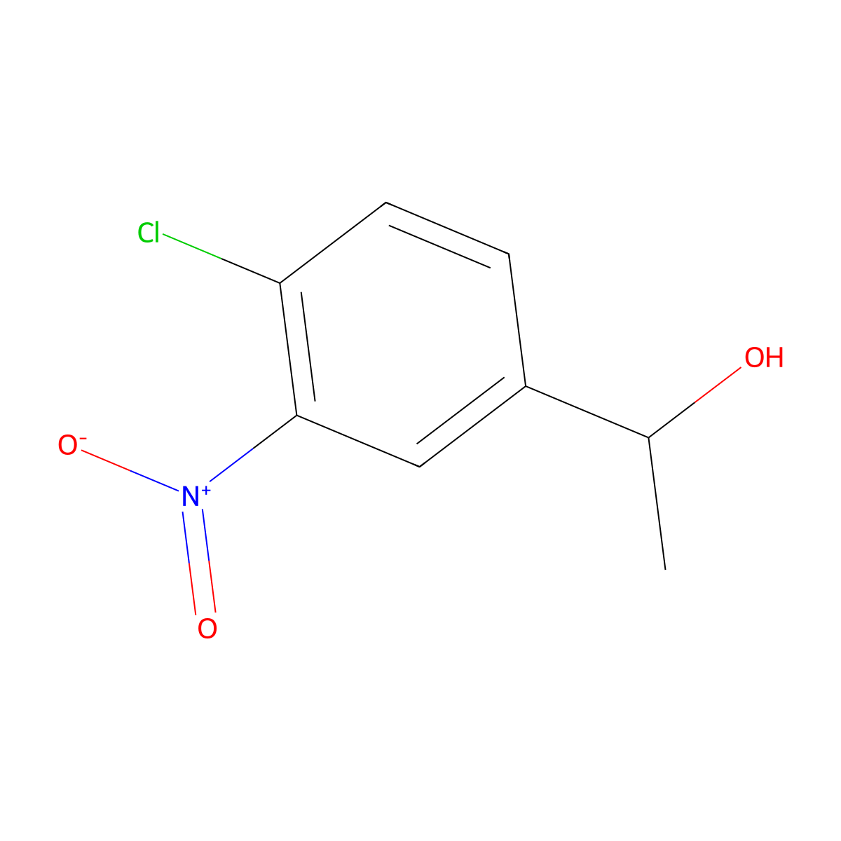 (S)-1-(4-Chloro-3-nitrophenyl)ethan-1-ol molecular structure, CAS 1931926-47-4