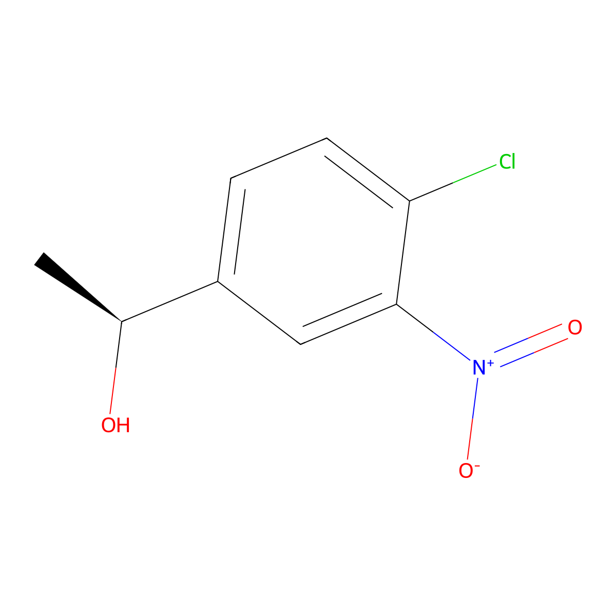 (S)-1-(4-Chloro-3-nitrophenyl)ethan-1-ol molecular structure, CAS 1931926-47-4