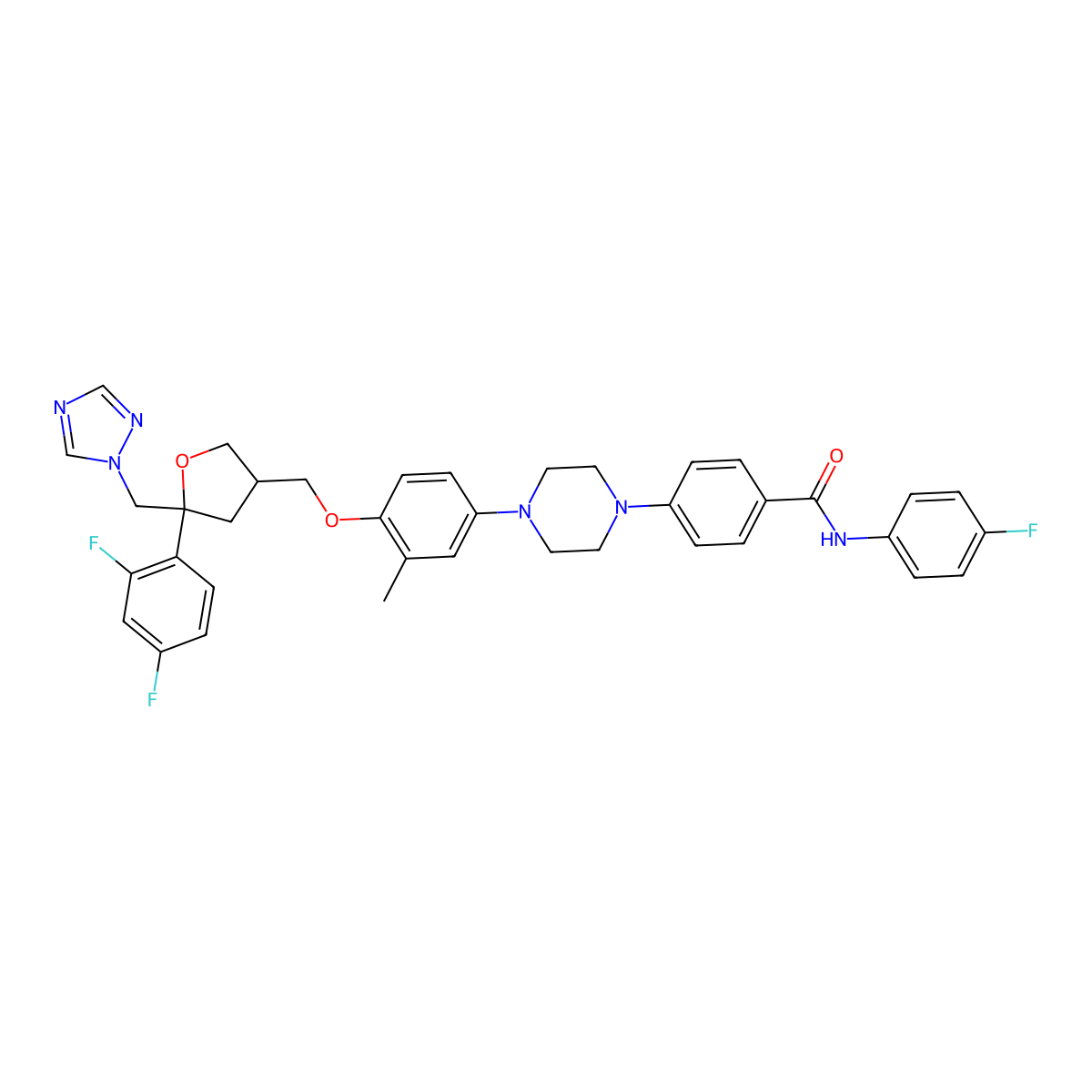 Opelconazole molecular structure, CAS 1931946-73-4