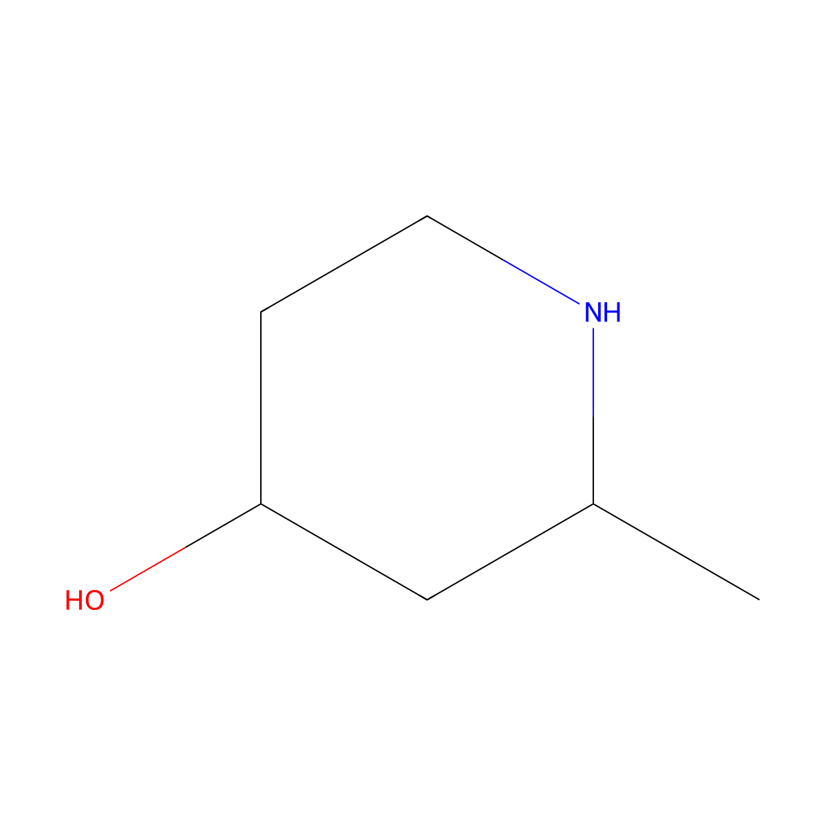 (2R,4S)-2-methylpiperidin-4-ol molecular structure, CAS 1931949-29-9
