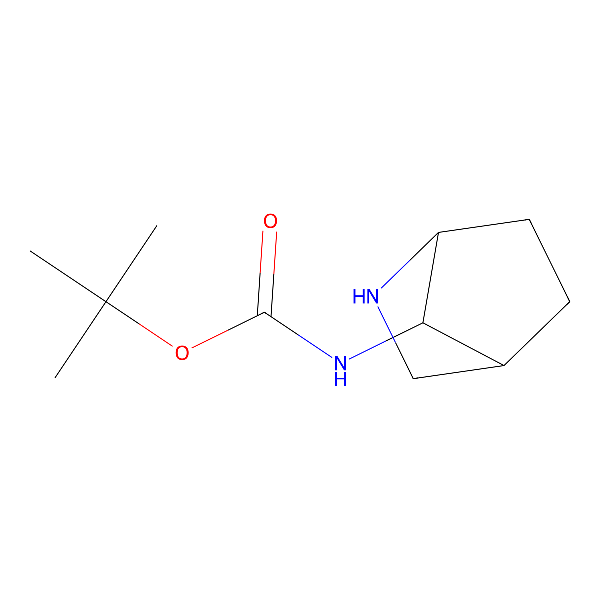 Tert-butyl N-[(1S,4S,7S)-2-azabicyclo[2.2.1]heptan-7-YL]carbamate molecular structure, CAS 1931962-94-5