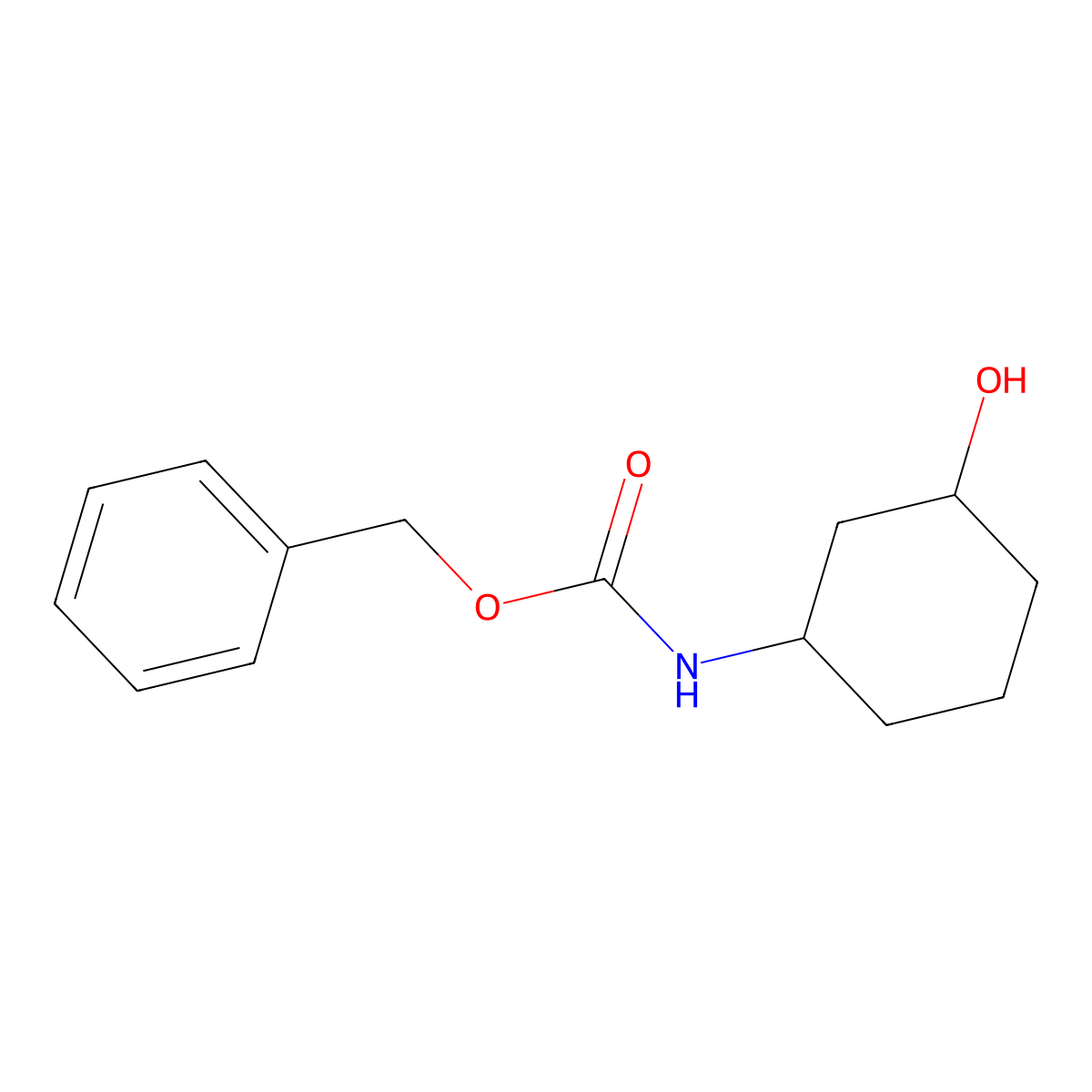 (1R,3R)-3-(Cbz-amino)cyclohexanol molecular structure, CAS 1931963-10-8
