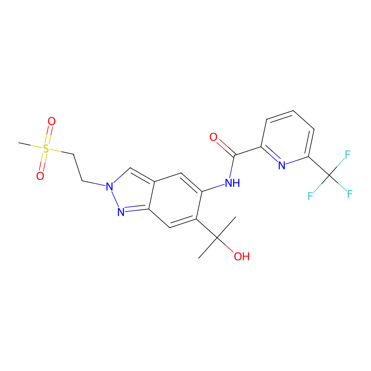 Zabedosertib molecular structure, CAS 1931994-81-8