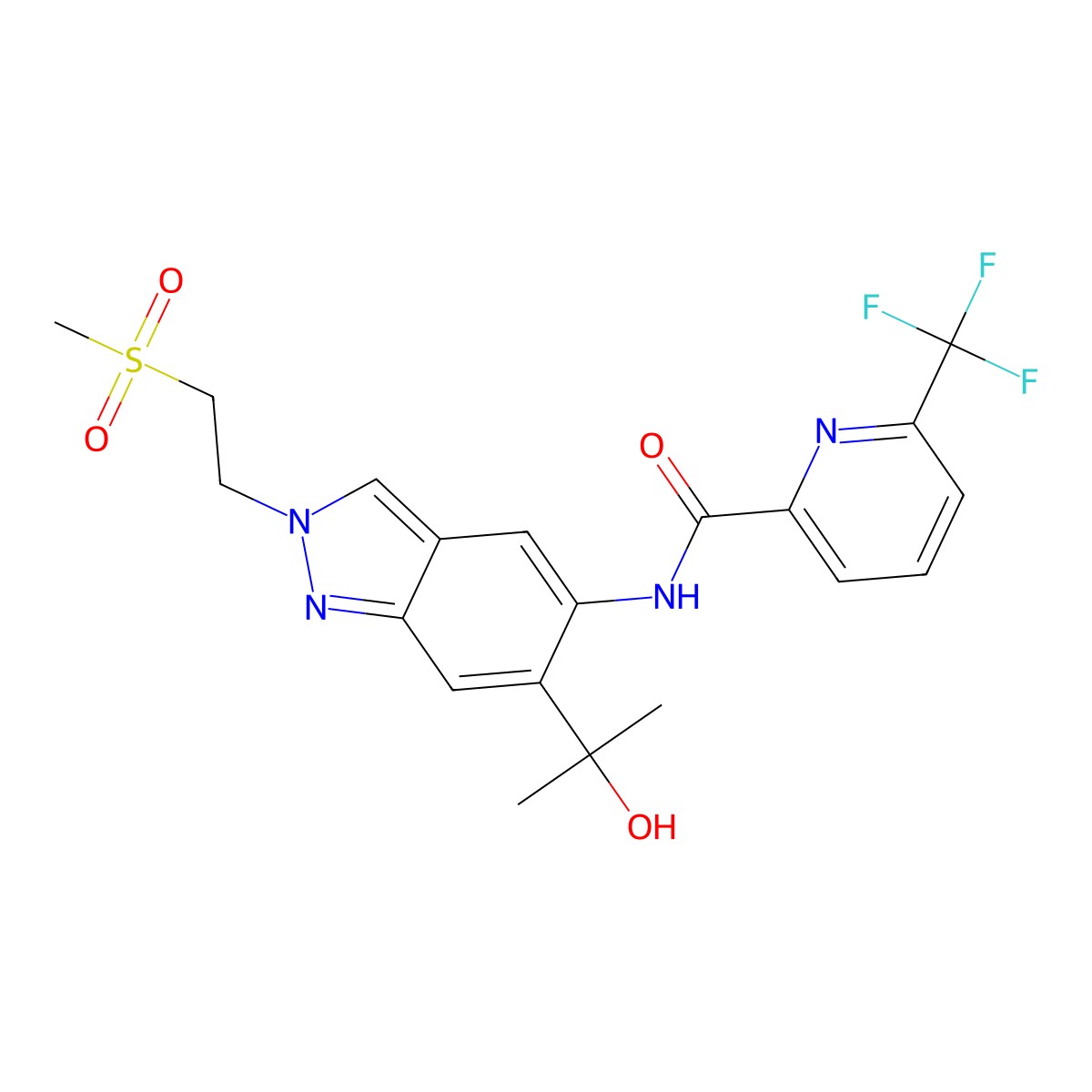 Zabedosertib molecular structure, CAS 1931994-81-8