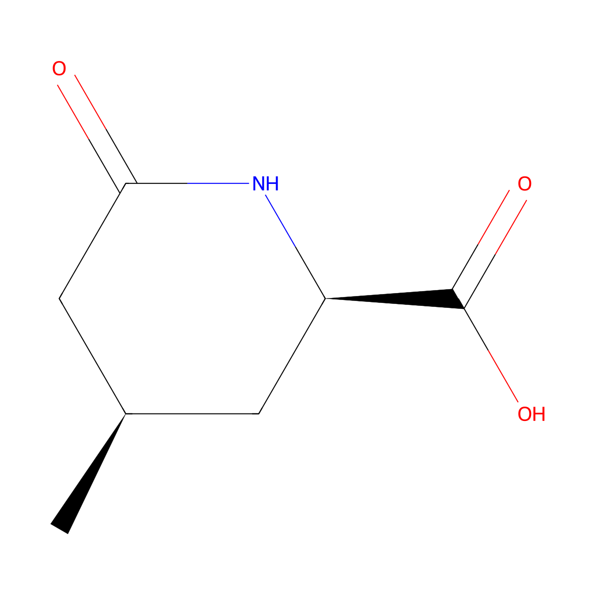 rac-(2R,4R)-4-methyl-6-oxopiperidine-2-carboxylic acid molecular structure, CAS 1931995-22-0