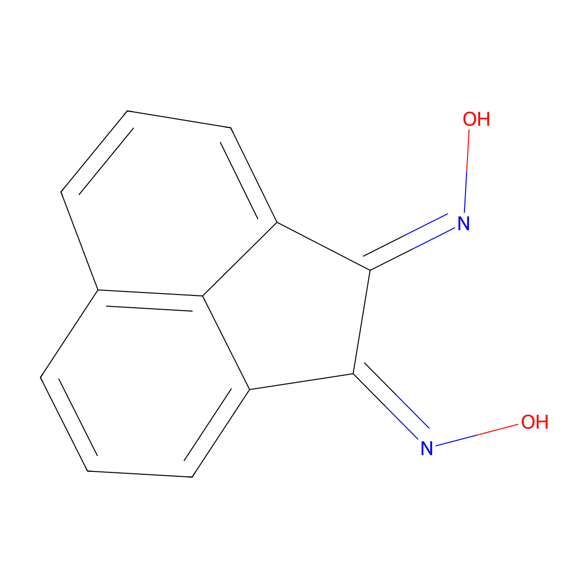 Acenaphthenequinone Dioxime molecular structure, CAS 1932-08-7