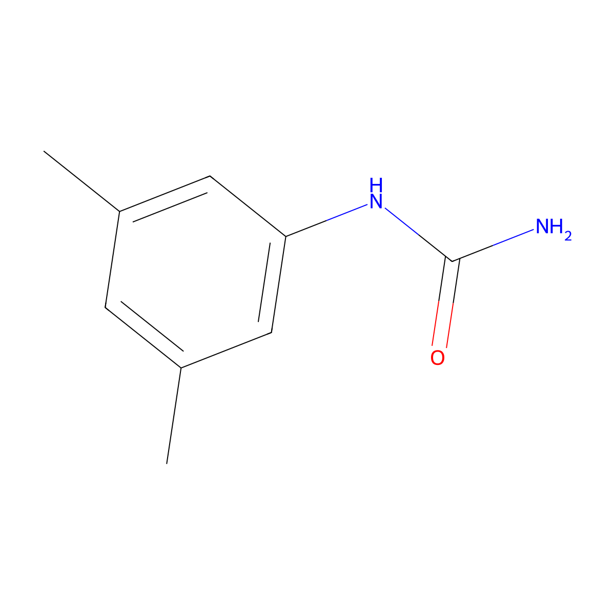 N-(3,5-Dimethylphenyl)urea molecular structure, CAS 1932-34-9