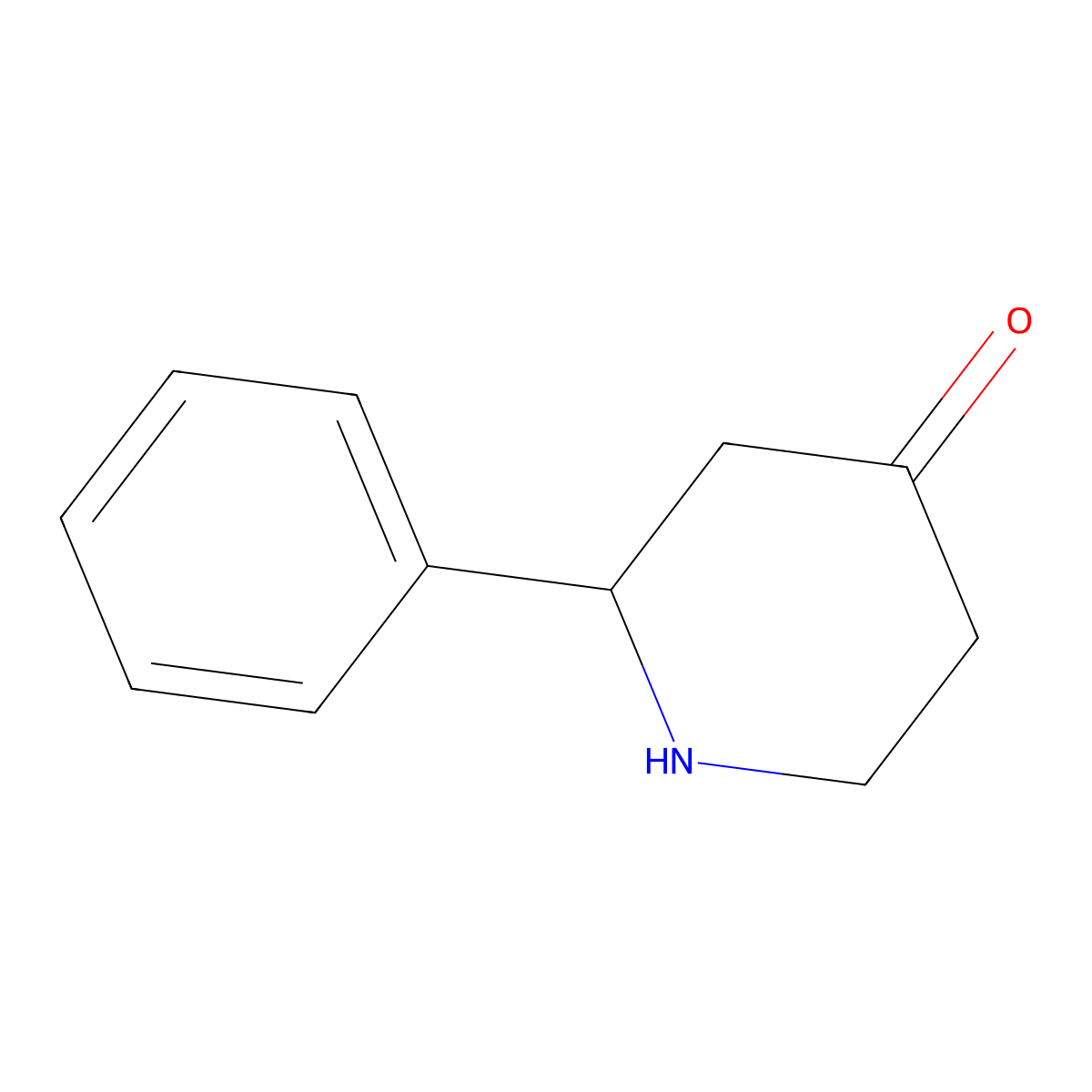 2-Phenylpiperidin-4-one molecular structure, CAS 193201-69-3