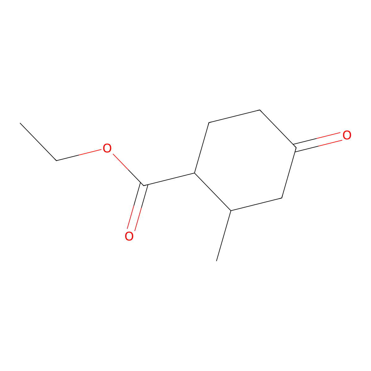 Ethyl (1R,2R)-2-methyl-4-oxocyclohexane-1-carboxylate molecular structure, CAS 1932027-43-4