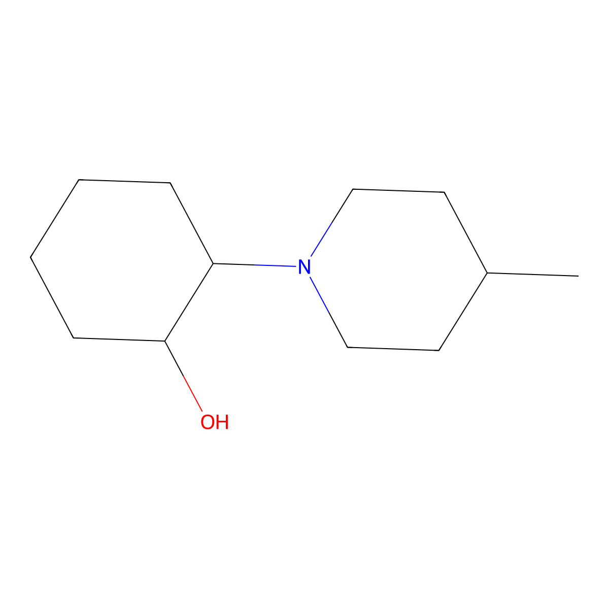 (1S,2S)-2-(4-methylpiperidin-1-yl)cyclohexan-1-ol molecular structure, CAS 1932061-50-1