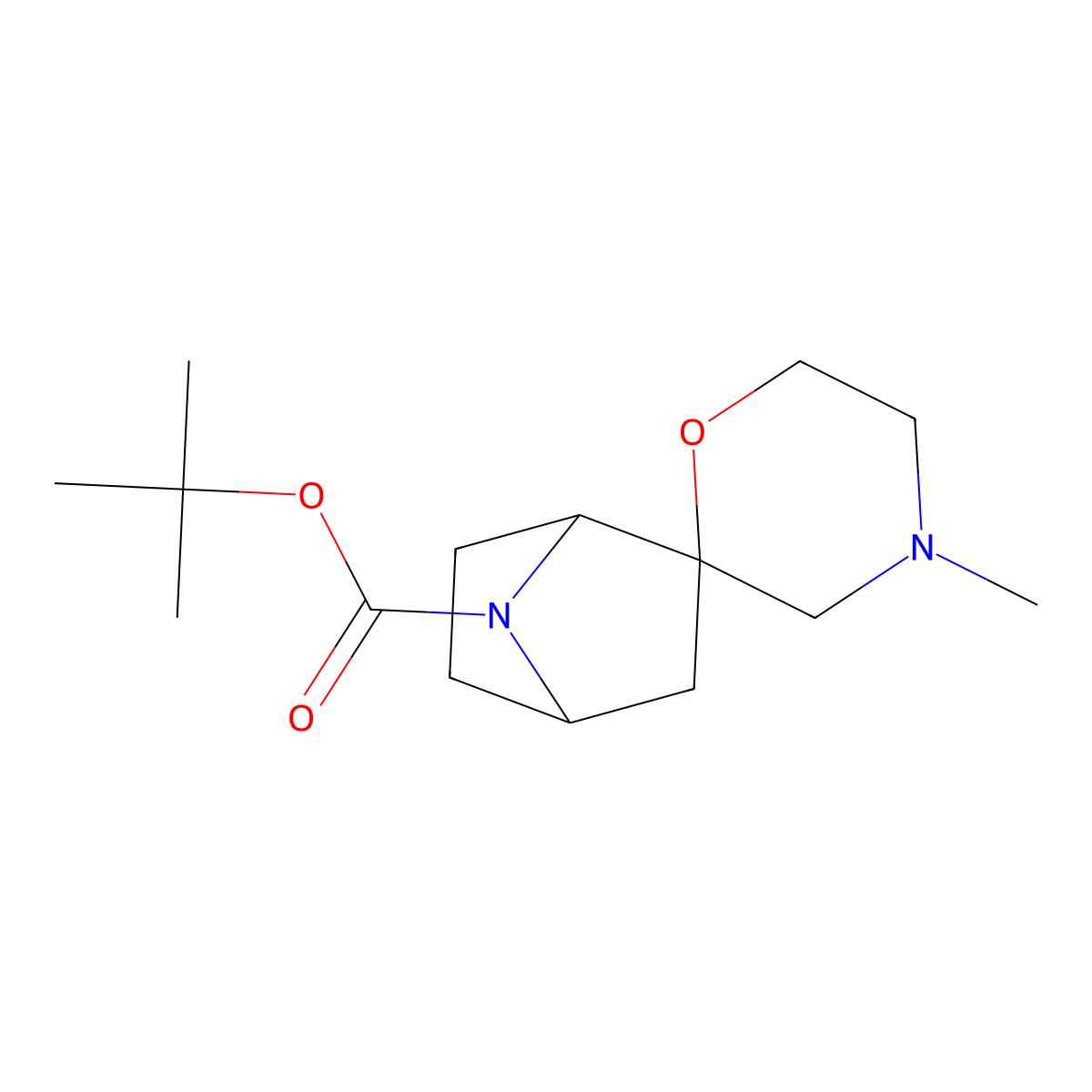 (1S,2S,4R)-tert-Butyl 4'-methyl-7-azaspiro[bicyclo[2.2.1]heptane-2,2'-morpholine]-7-carboxylate molecular structure, CAS 1932093-31-6