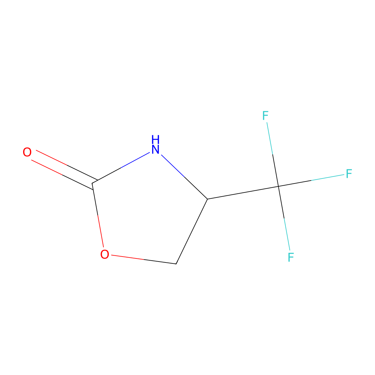 (S)-4-(Trifluoromethyl)oxazolidin-2-one molecular structure, CAS 1932098-77-5