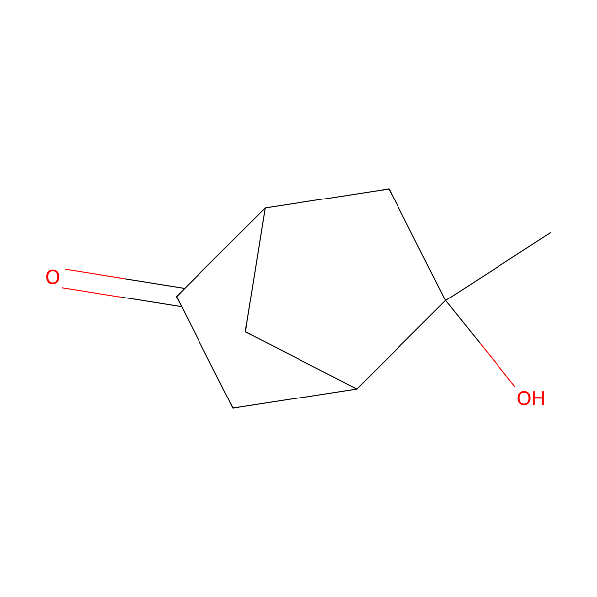 (1S,4S,5R)-5-Hydroxy-5-methylbicyclo[2.2.1]heptan-2-one molecular structure, CAS 1932103-22-4