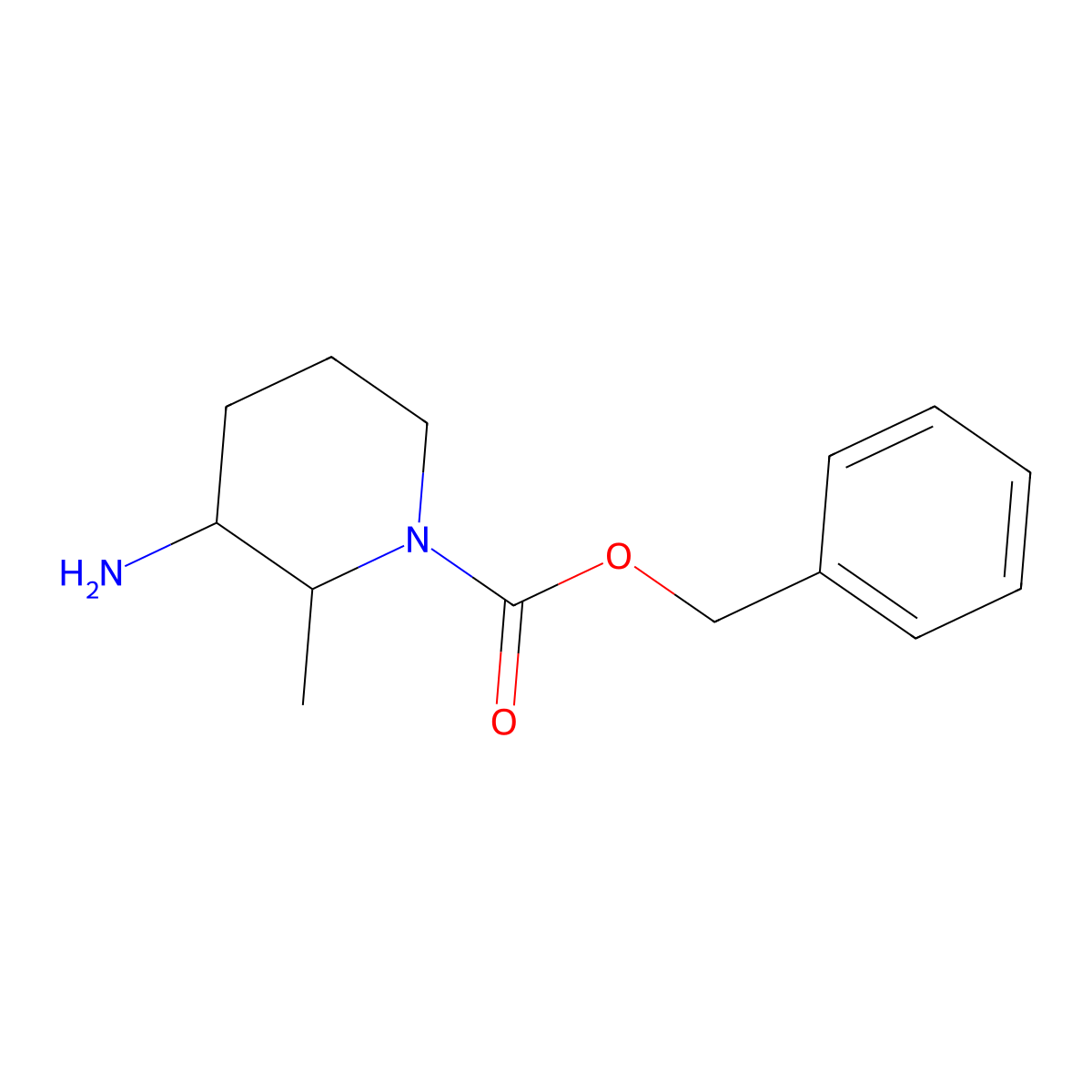 benzyl (2S,3S)-3-amino-2-methylpiperidine-1-carboxylate molecular structure, CAS 1932103-85-9