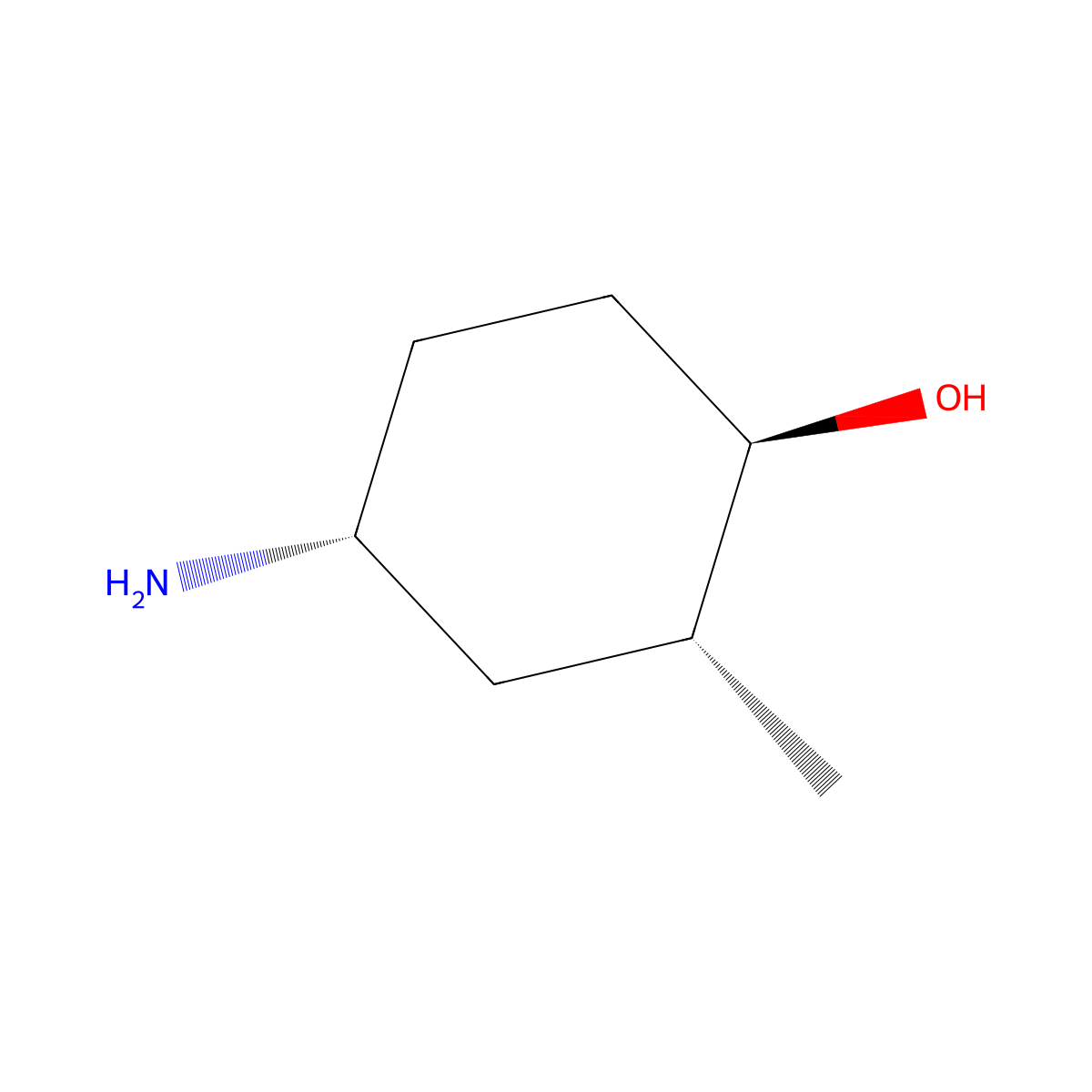 (1R,2R,4R)-4-Amino-2-methylcyclohexanol molecular structure, CAS 1932134-73-0