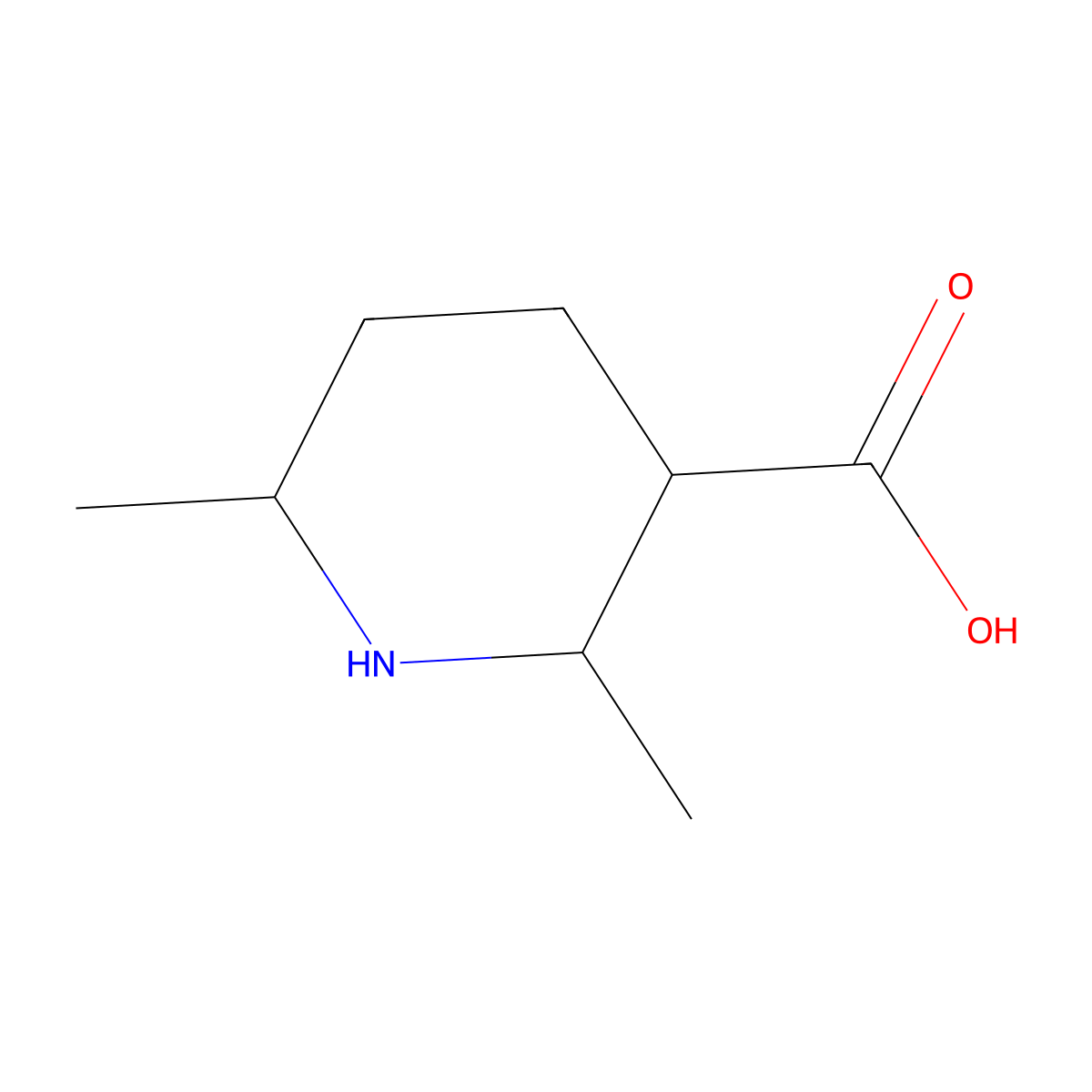 Rac-(2r,3r,6s)-2,6-dimethylpiperidine-3-carboxylic acid molecular structure, CAS 1932193-28-6