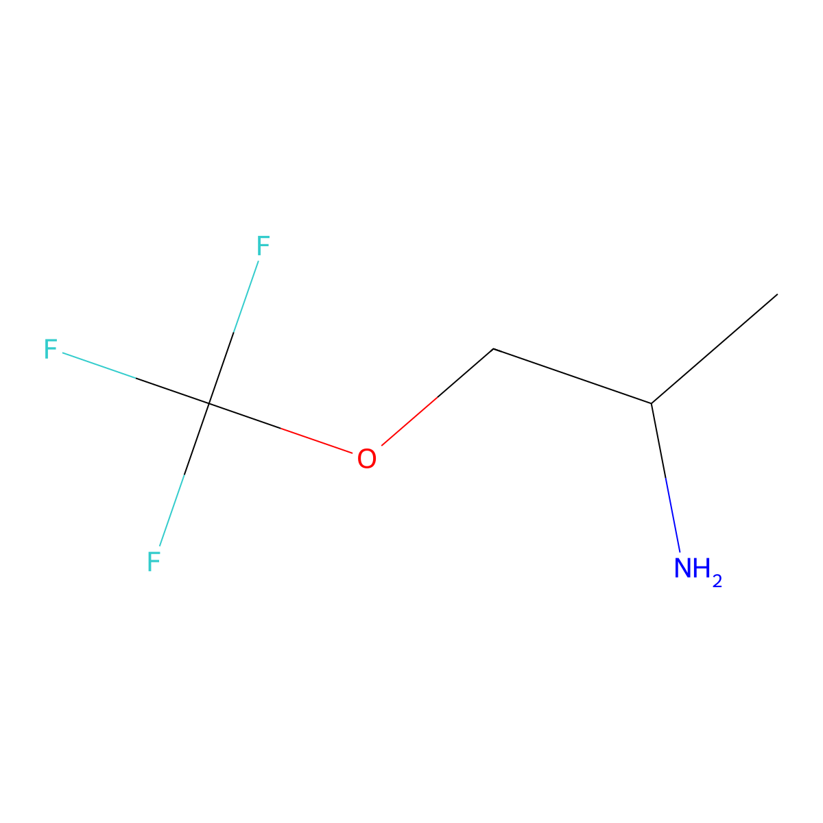 (S)-1-(Trifluoromethoxy)propan-2-amine molecular structure, CAS 1932194-99-4
