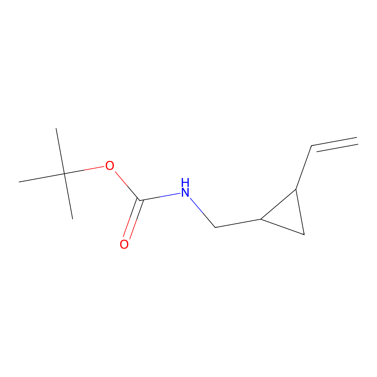 rac-tert-butyl N-{[(1R,2S)-2-ethenylcyclopropyl]methyl}carbamate molecular structure, CAS 1932244-89-7