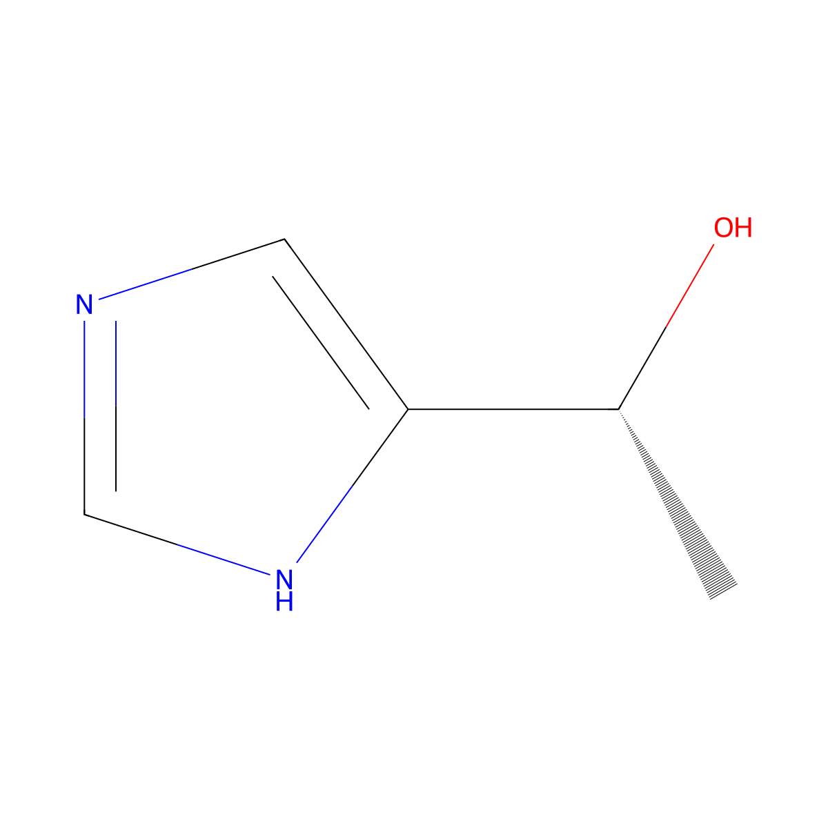 (1R)-1-(1H-imidazol-5-yl)ethan-1-ol molecular structure, CAS 1932249-05-2