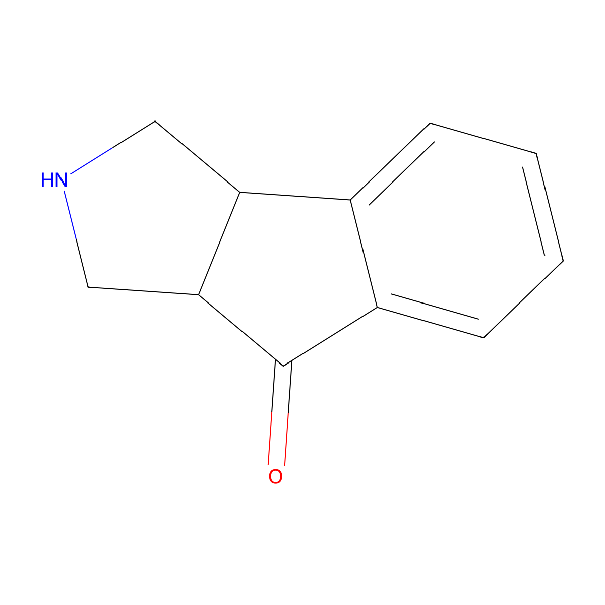 (3aS,8aS)-2,3,3a,8a-Tetrahydroindeno[1,2-c]pyrrol-8(1H)-one molecular structure, CAS 1932302-60-7