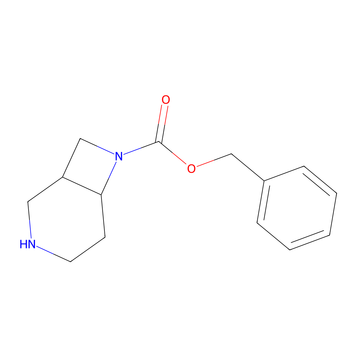 (1S,6S)-7-Cbz-3,7-diazabicyclo[4.2.0]octane molecular structure, CAS 1932306-72-3