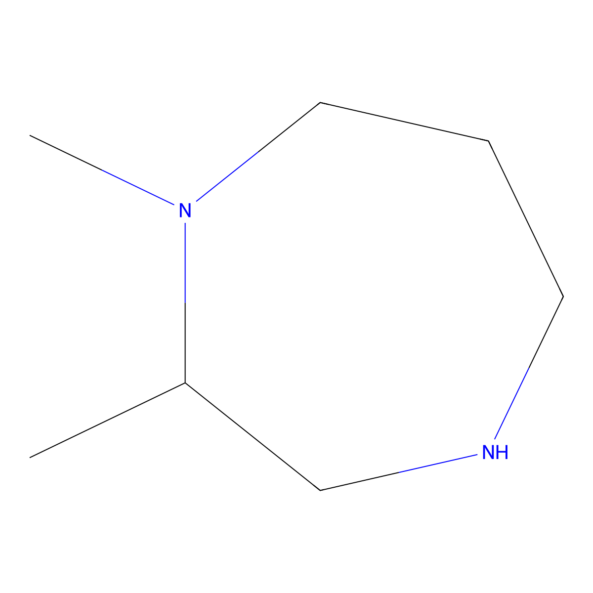 (2S)-1,2-dimethyl-1,4-diazepane molecular structure, CAS 1932313-42-2