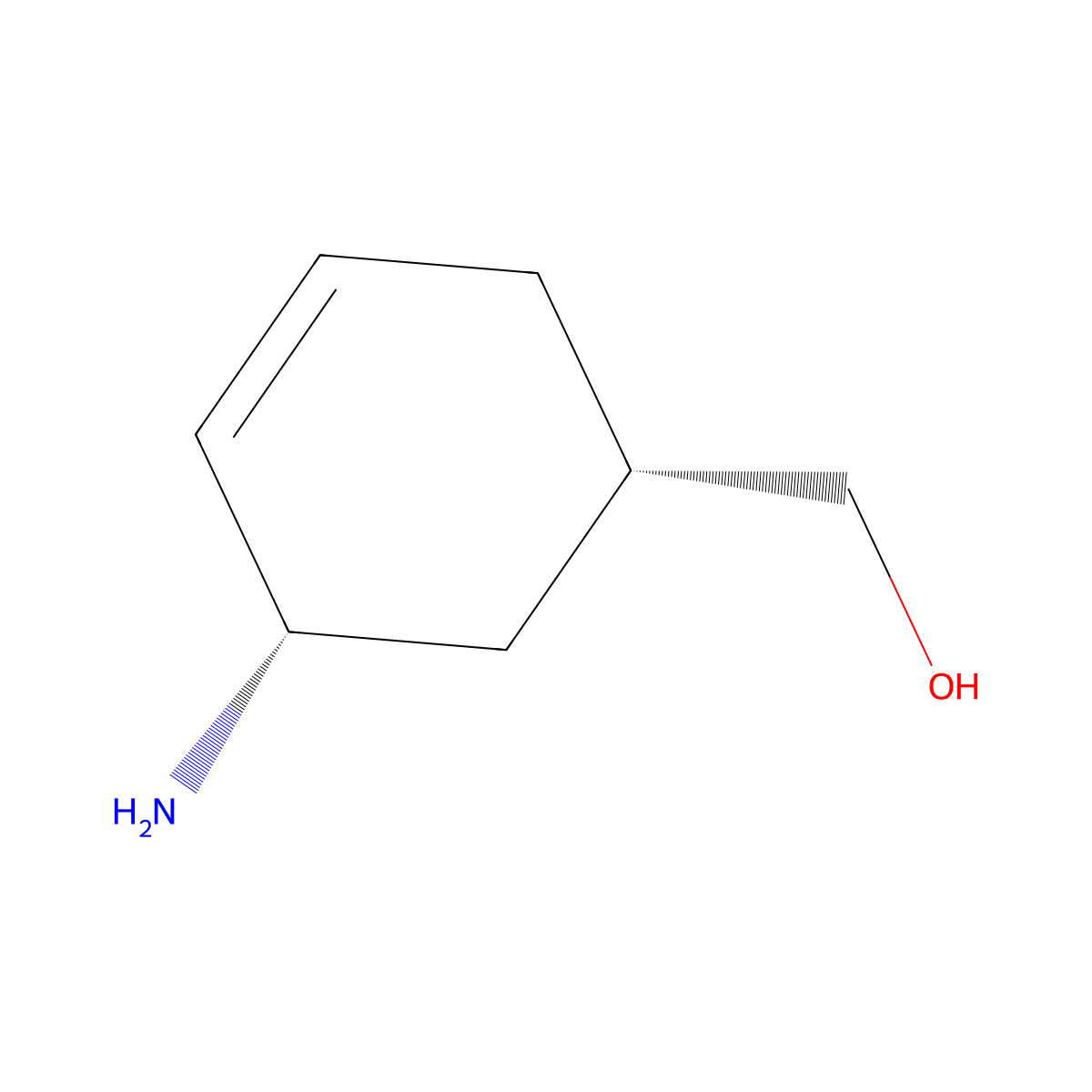cis-(5-Amino-cyclohex-3-enyl)-methanol molecular structure, CAS 1932314-12-9