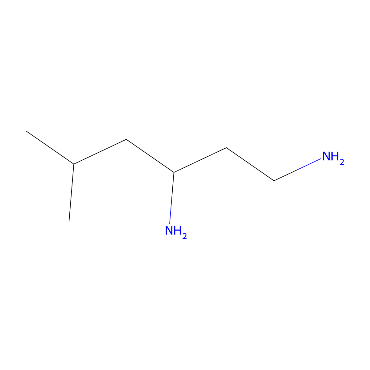 (3S)-5-Methylhexane-1,3-diamine molecular structure, CAS 1932317-46-8