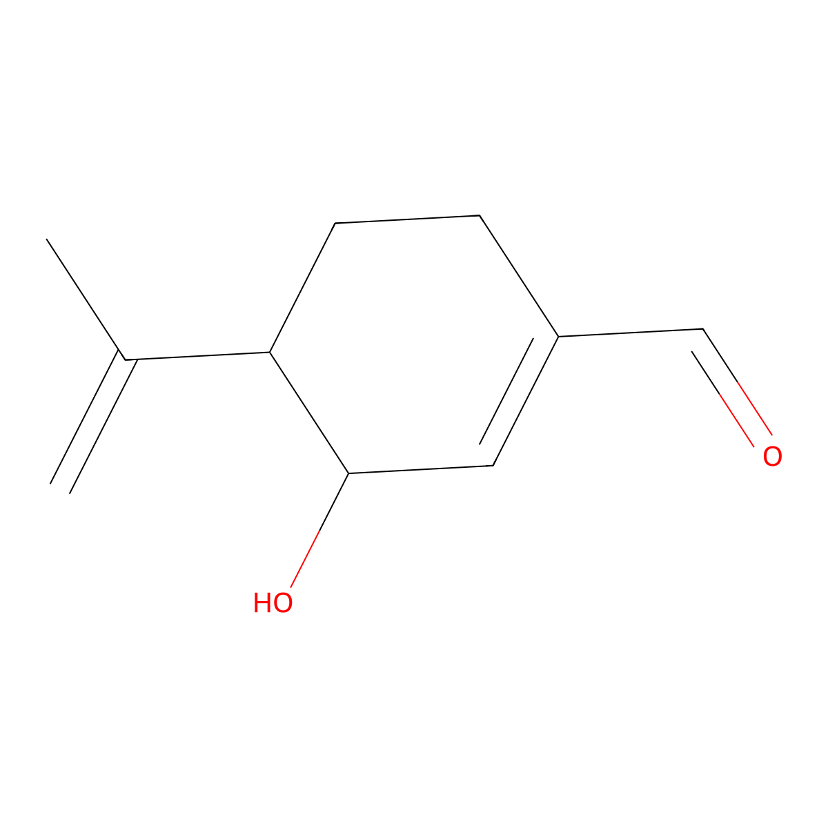 3-Hydroxyperillaldehyde molecular structure, CAS 1932348-11-2