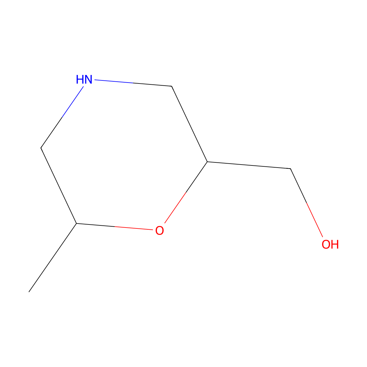 ((2S,6R)-6-methylmorpholin-2-yl)methanol molecular structure, CAS 1932364-52-7