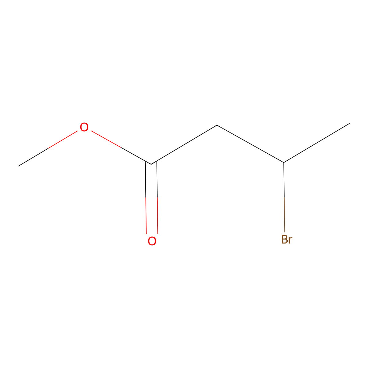 Methyl (S)-3-bromobutanoate molecular structure, CAS 1932379-45-7
