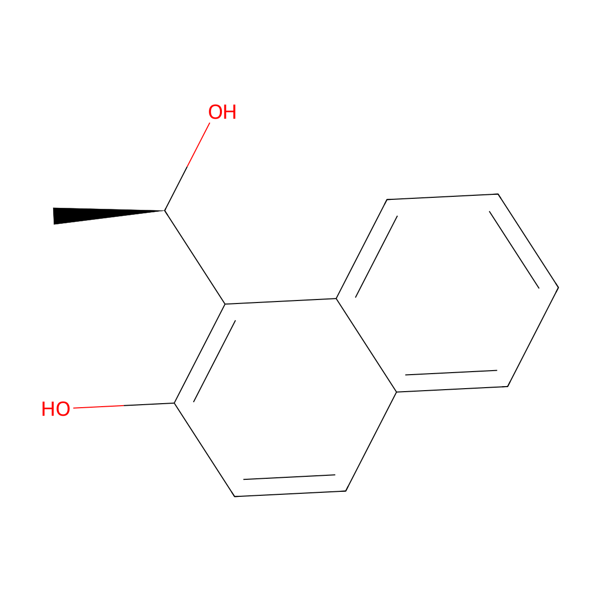 (r)-1-(1-Hydroxyethyl)naphthalen-2-ol molecular structure, CAS 1932401-50-7