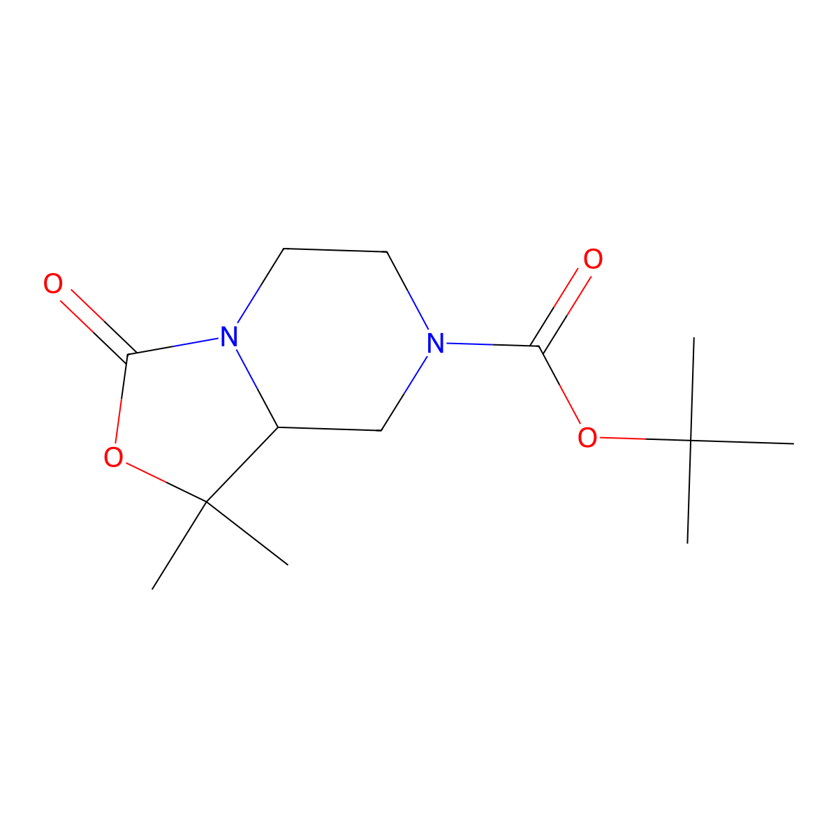 (S)-tert-Butyl 1,1-dimethyl-3-oxotetrahydro-1H-oxazolo[3,4-a]pyrazine-7(3H)-carboxylate molecular structure, CAS 1932417-20-3