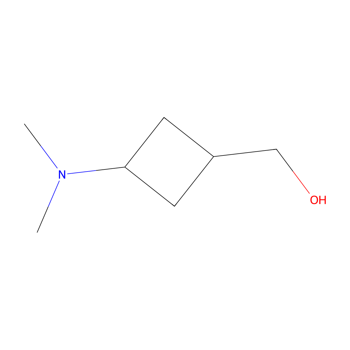 [cis-3-(Dimethylamino)cyclobutyl]methanol molecular structure, CAS 1932428-85-7