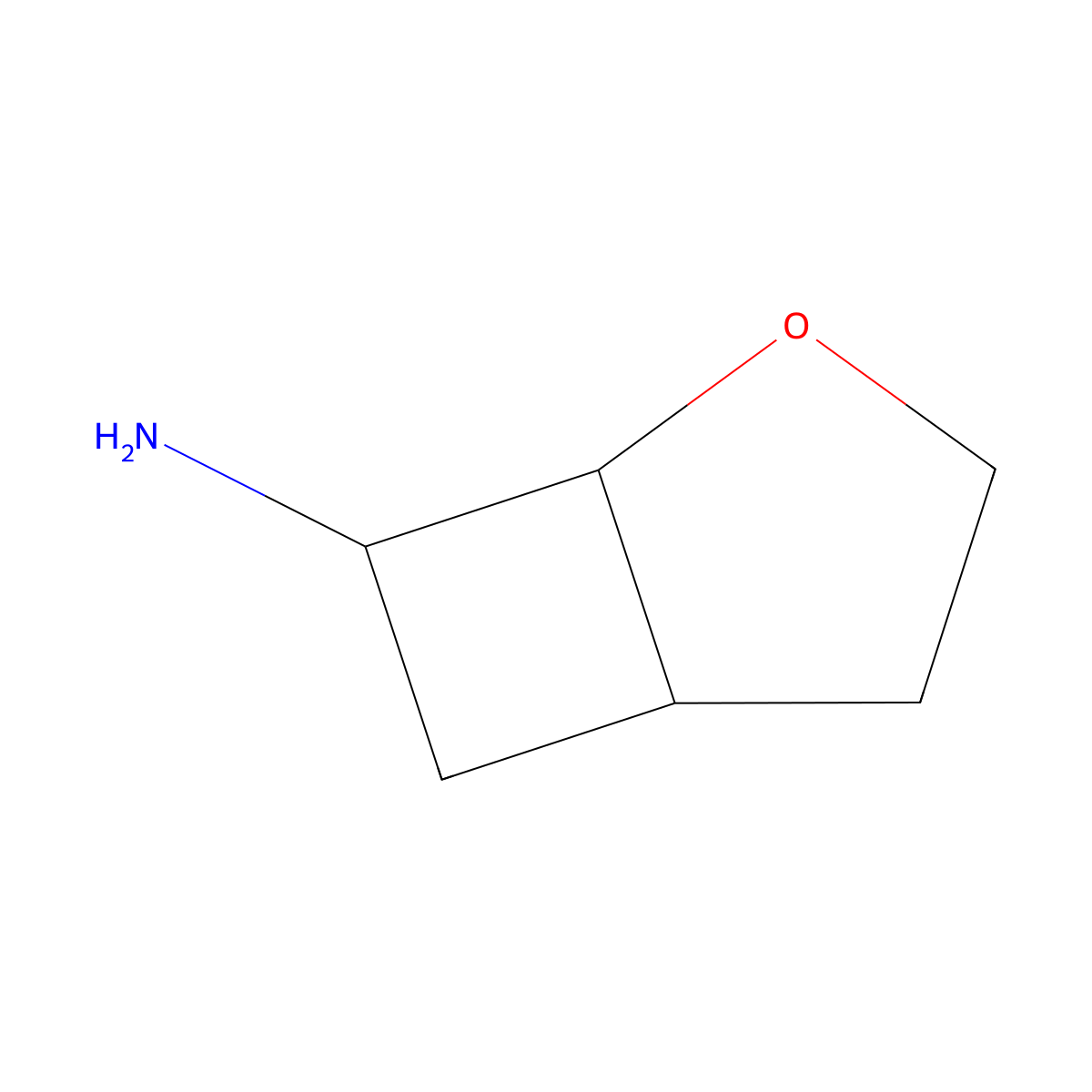 (1S,5R,7R)-2-Oxabicyclo[3.2.0]heptan-7-amine molecular structure, CAS 1932429-35-0
