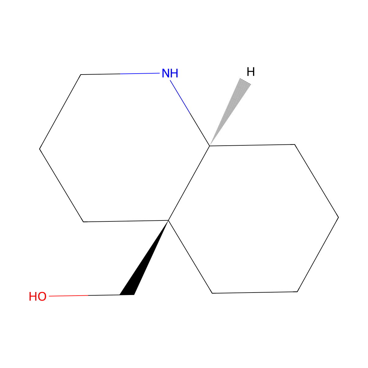 rac-((4aR,8aR)-decahydroquinolin-4a-yl)methanol molecular structure, CAS 1932434-45-1